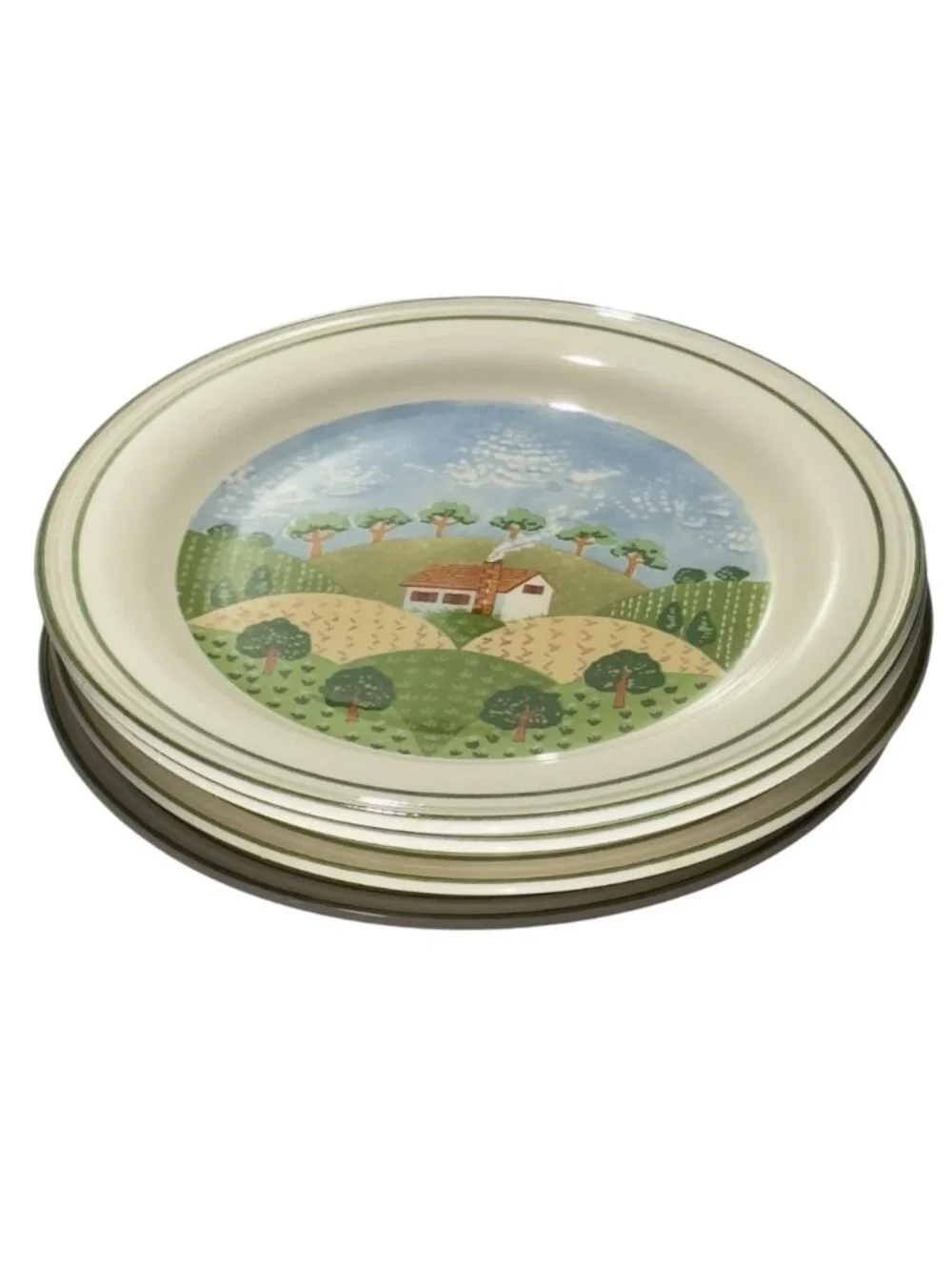 Sangostone Country Cottage Dinner Plates 10.5